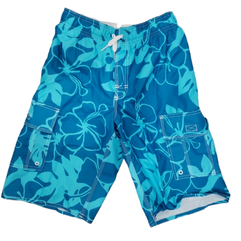 😎 Old Navy Boys XL cargo swim trunks NWOT
